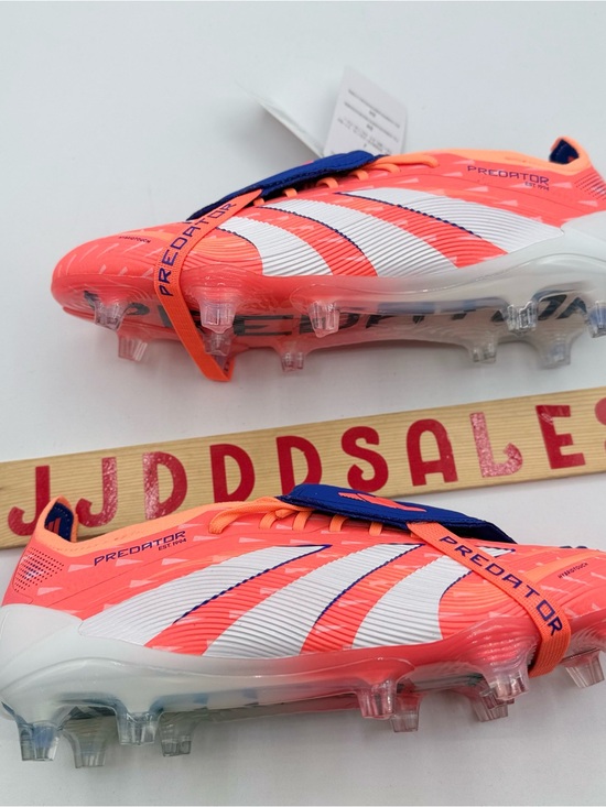 Adidas Predator Elite FT FG Soccer Cleats JI1093 Coral Blaze Sz 7.5/Women’s 8.5 main image 12